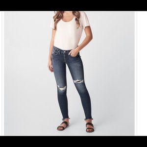 Silver Suki Skinny Jeans Size 26